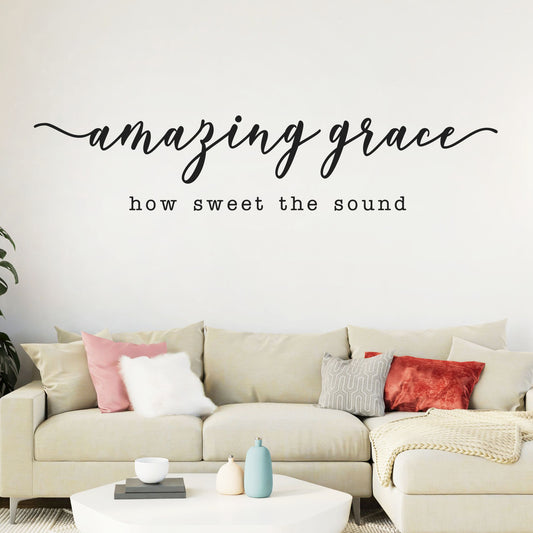 Amazing Grace Wall Decal