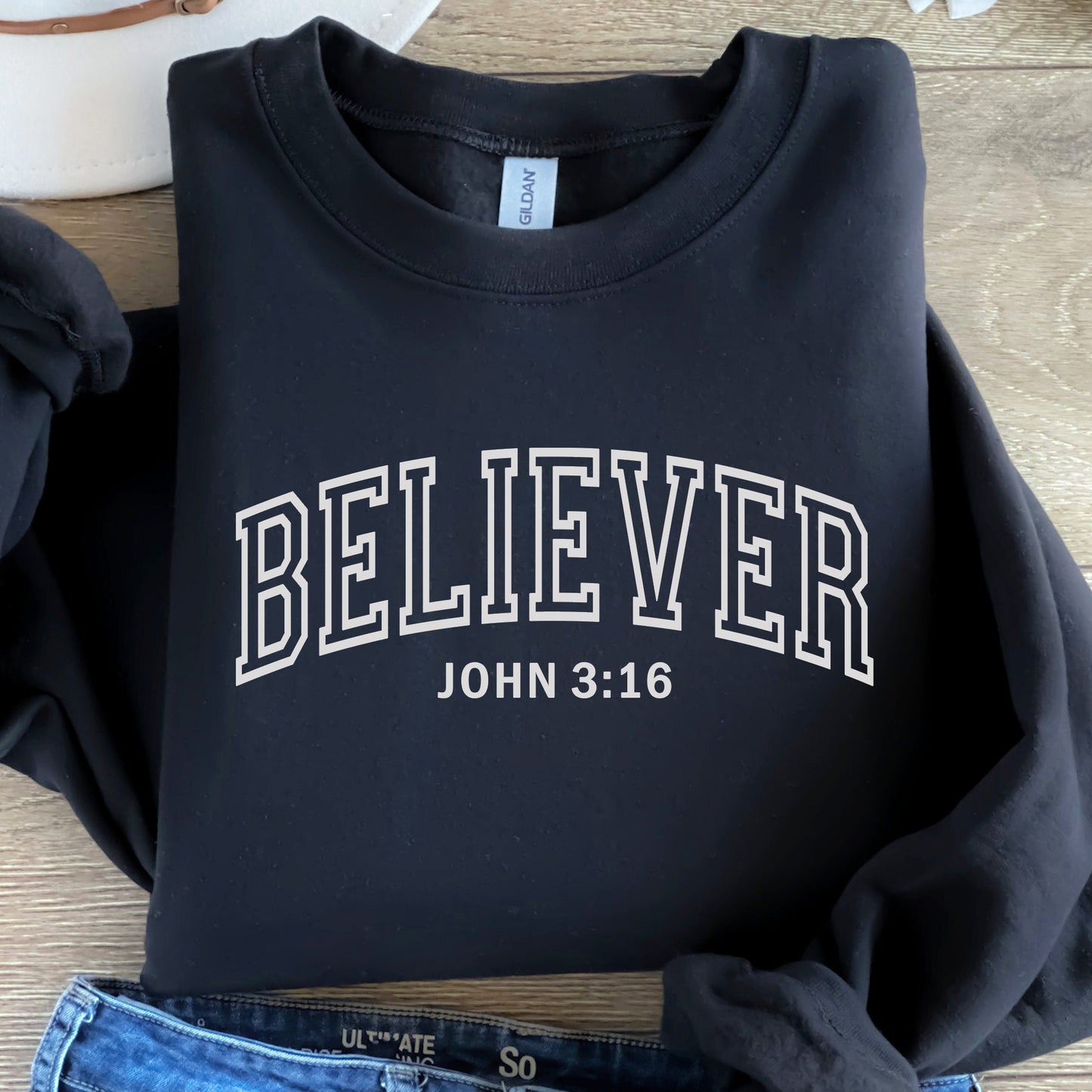 Believer John 3:16 Sweatshirt