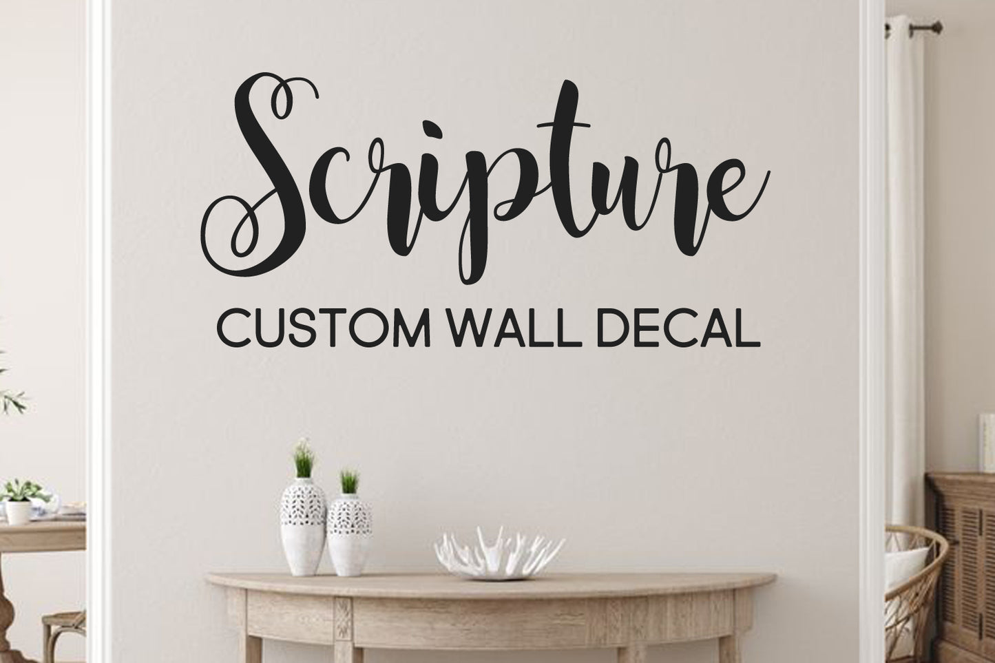 Custom Scripture Wall Decal